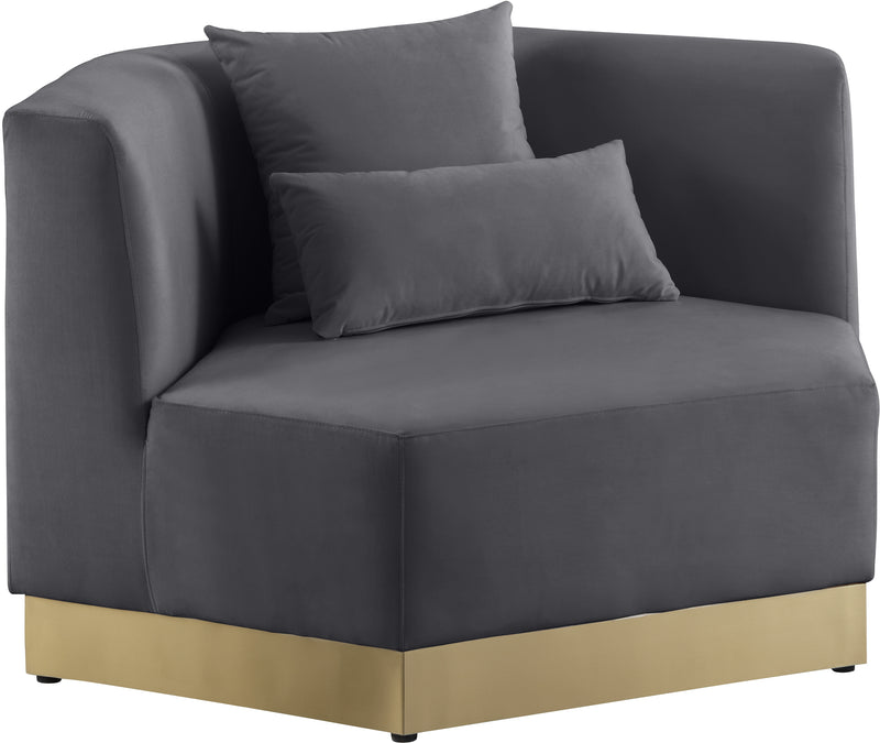 Marquis Grey Velvet Chair image