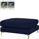 Julia Navy Velvet Modular Ottoman image