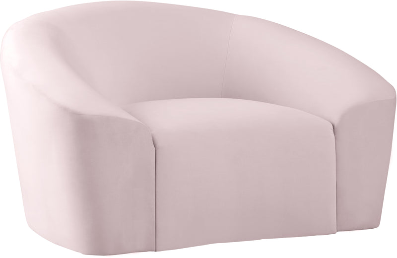 Riley Pink Velvet Chair image