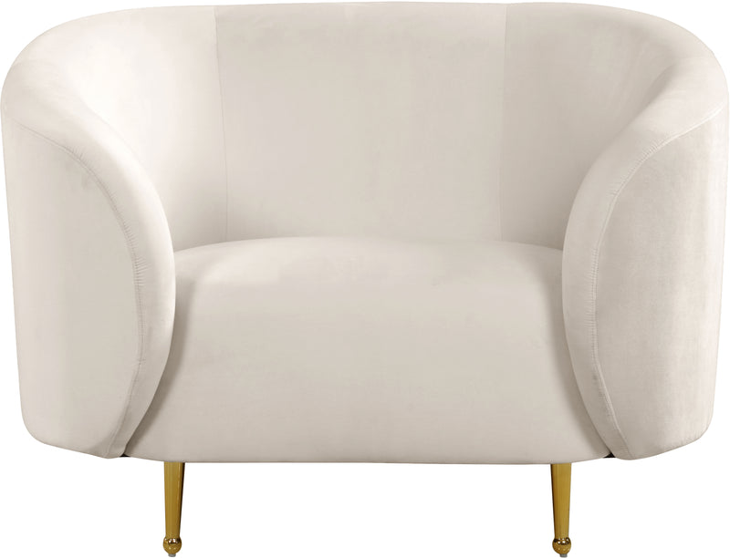 Lavilla Cream Velvet Chair image