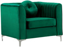 Isabelle Green Velvet Chair image