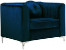 Isabelle Navy Velvet Chair image
