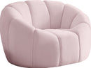 Elijah Pink Velvet Chair image