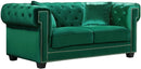 Bowery Green Velvet Loveseat image