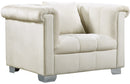 Kayla Cream Velvet Chair image