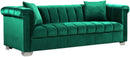 Kayla Green Velvet Sofa image
