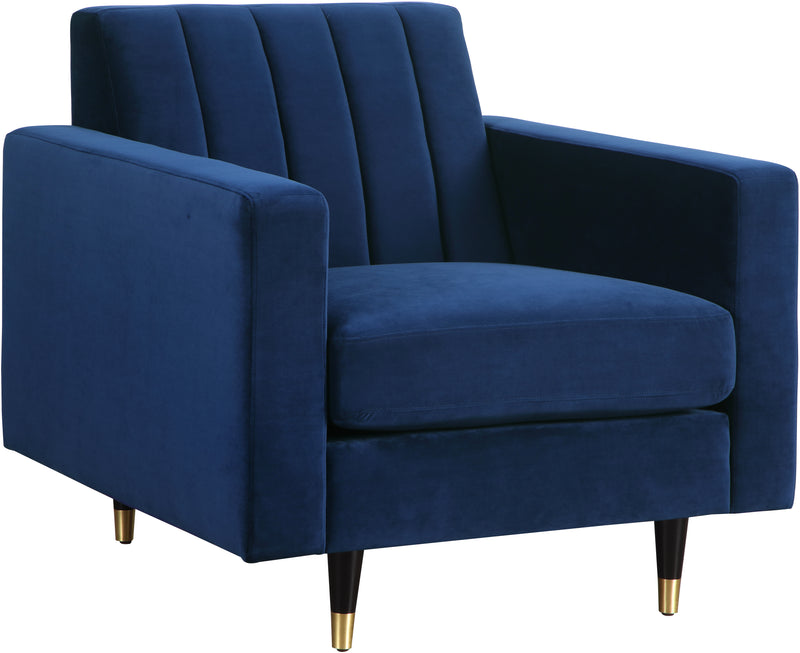 Lola Navy Velvet Chair image