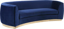 Julian Navy Velvet Sofa image
