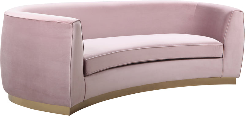Julian Pink Velvet Sofa image