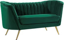 Margo Green Velvet Loveseat image