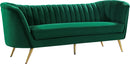 Margo Green Velvet Sofa image