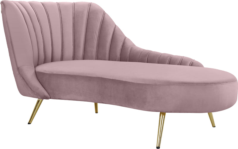Margo Pink Velvet Chaise image
