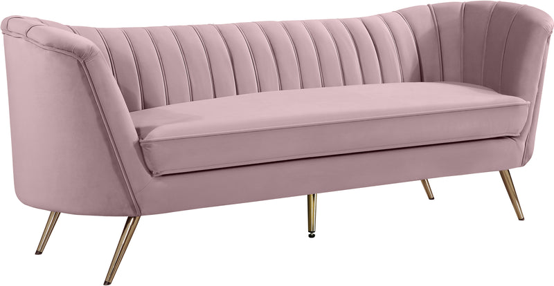 Margo Pink Velvet Sofa image
