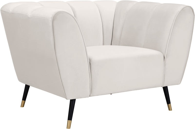 Beaumont Cream Velvet Chair image