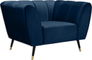 Beaumont Navy Velvet Chair image
