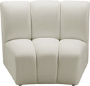 Infinity Cream Velvet Modular Chair image