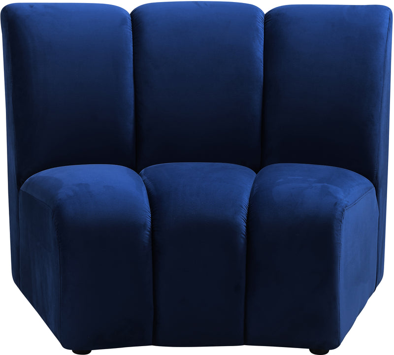 Infinity Navy Velvet Modular Chair image