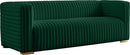 Ravish Green Velvet Sofa image