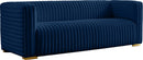 Ravish Navy Velvet Sofa image