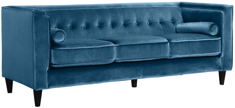 Taylor Light Blue Velvet Sofa image