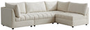 Jacob Cream Velvet Modular Sectional image