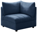 Jacob Navy Velvet Corner image