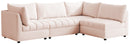 Jacob Pink Velvet Modular Sectional image