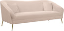 Hermosa Pink Velvet Sofa image