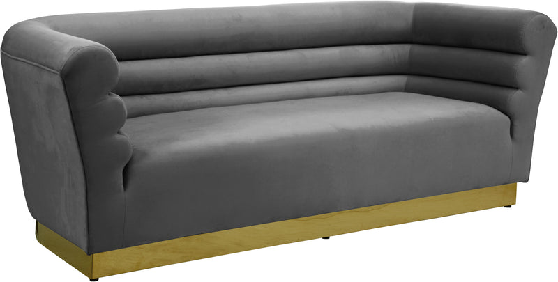 Bellini Grey Velvet Sofa image
