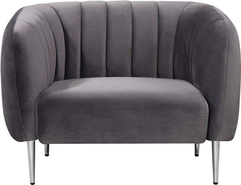 Willow Grey Velvet Chair image