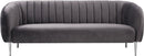 Willow Grey Velvet Sofa image