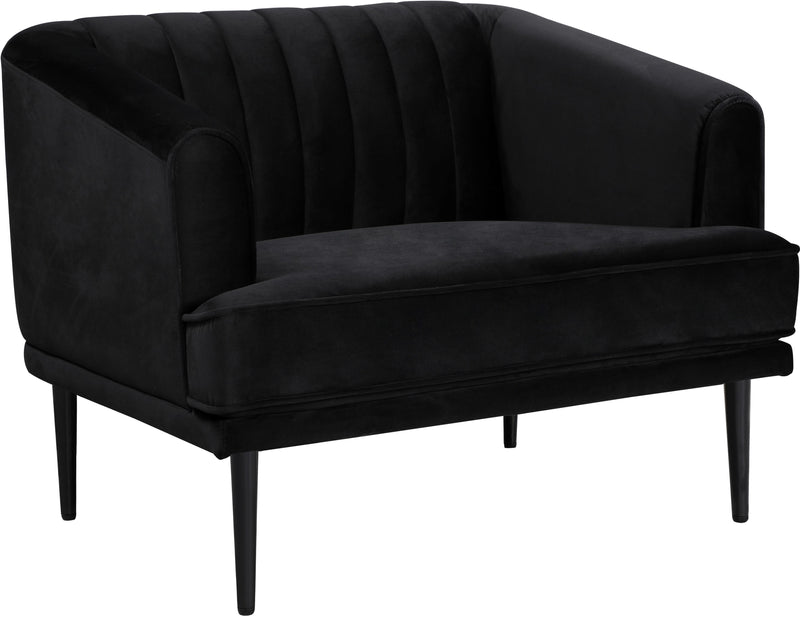 Rory Black Velvet Chair image