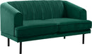 Rory Green Velvet Loveseat image