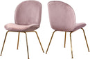 Paris Pink Velvet Dining Chair image