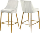 Karina Cream Velvet Stool image