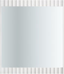 Modernist White Gloss Mirror image