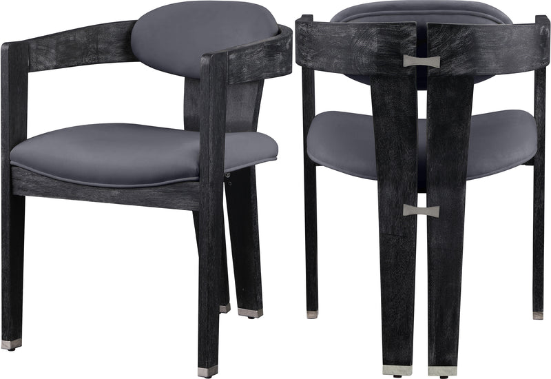 Vantage Grey Velvet Dining Chair image