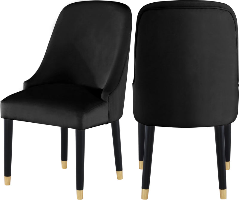 Omni Black Velvet Dining Chair image