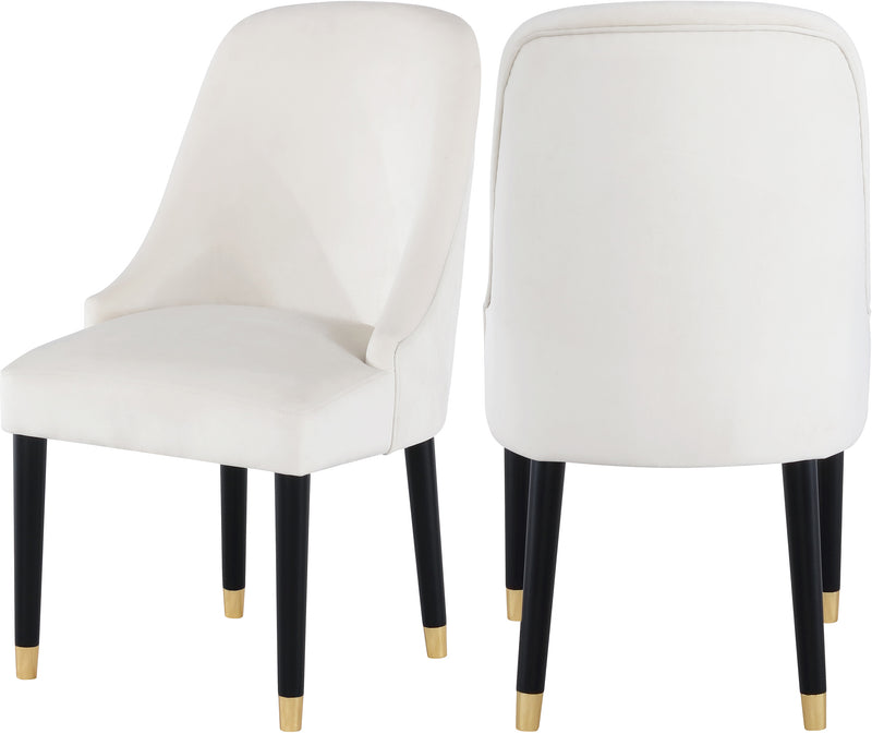 Omni Cream Velvet Dining Chair image
