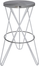 Mercury White / Silver Bar Stool image