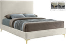 Geri Cream Velvet Full Bed image